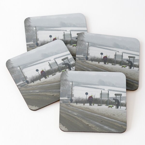 Item preview, Dog Walkers In The Snow designed and sold by lezvee.