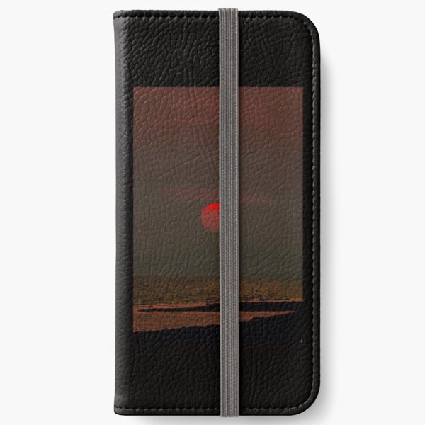 Sunset over Homer Alaska iPhone Wallet