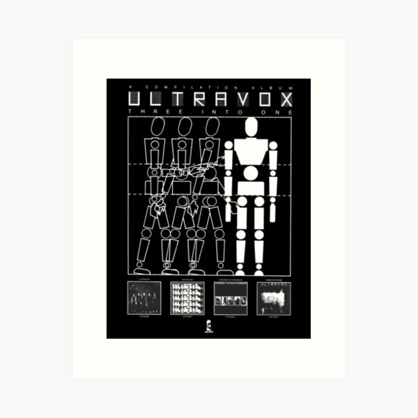 ULTRAVOX - THREE INTO ONE  Art Print