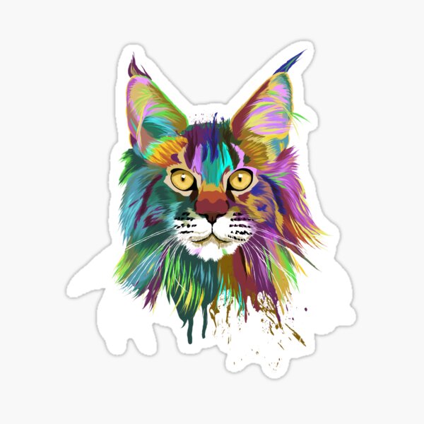 Item preview, Splash Maine coon Cat designed and sold by alwe-designs.