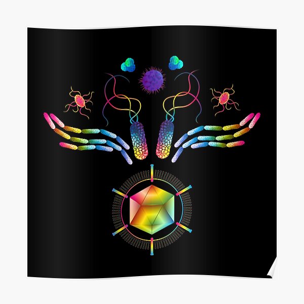 Microbial Wings Poster