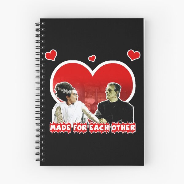 Item preview, Made for Each Other Monster Match Bride of Frankenstein Valentine Tribute. designed and sold by 90snerd.