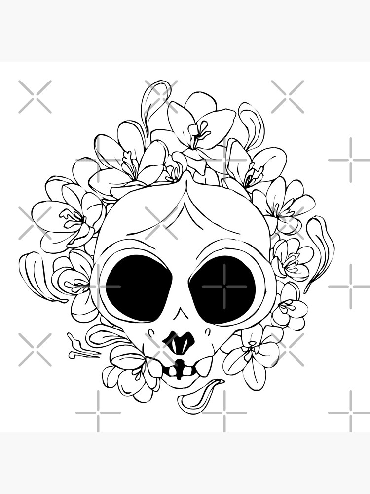 Crocus skull by craftordiy