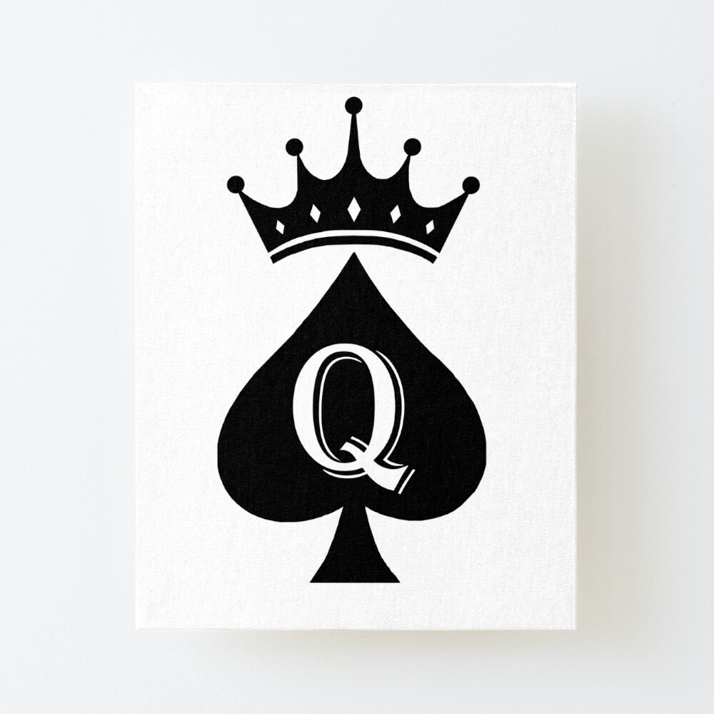 Crowned Queen Of Spades