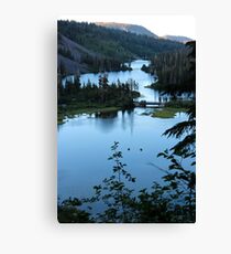 Twin Lakes Mammoth California from Twin Falls Canvas Print