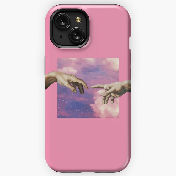 Pink Indie Aesthetics Case Compatible with iPhone 11,Unique Art