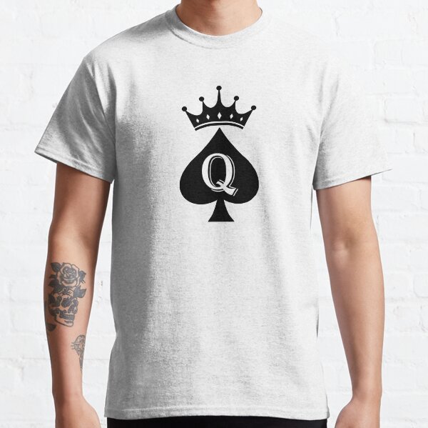 Crowned Queen Of Spades Classic T-Shirt