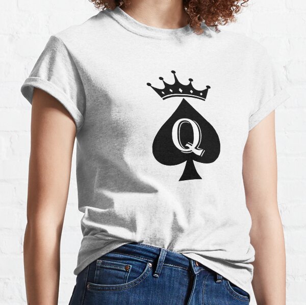 Crowned Queen Of Spades Classic T-Shirt
