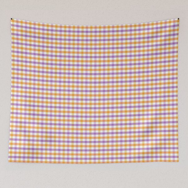 Item preview, Purple and Orange Picnic Check designed and sold by the-outfoxed.