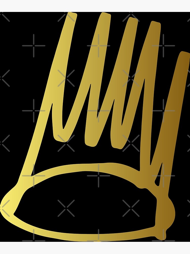 "J.Cole Born Sinner Crown Logo" Poster by Novaque Redbubble