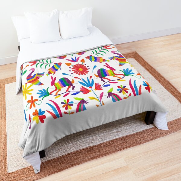 Otomi folk mexican art Comforter