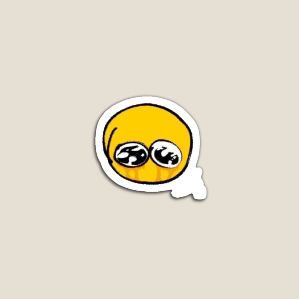 Sad cursed emoji | Magnet