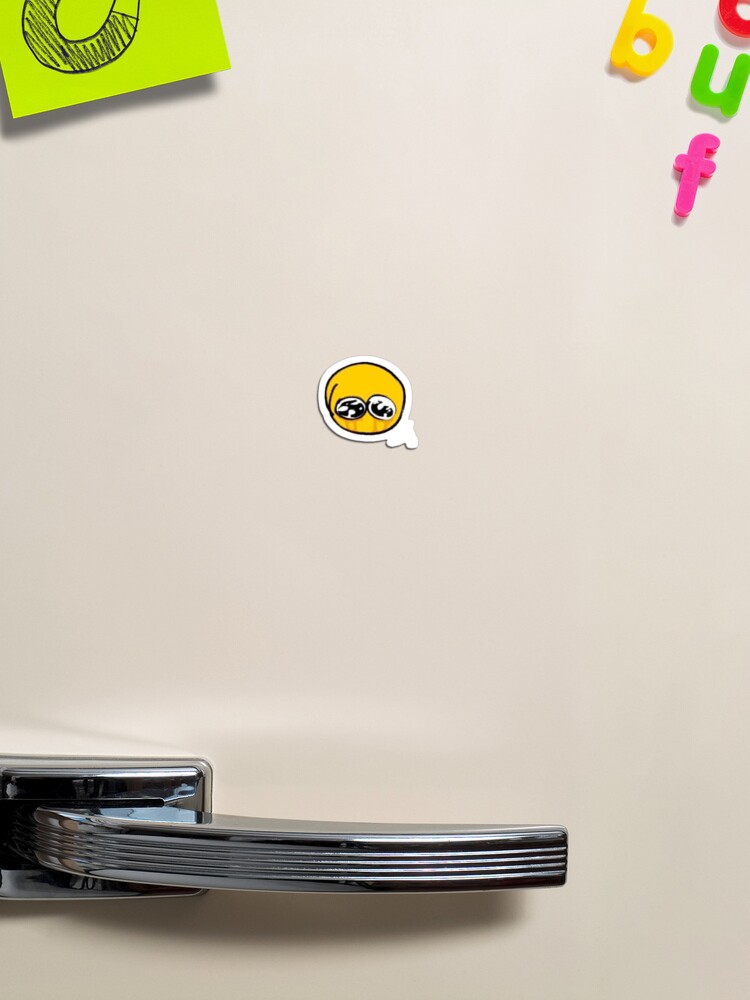 Sad cursed emoji Sticker for Sale by pandazo