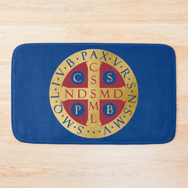Item preview, Saint Benedict Medal | Christian Prayer and Protection Symbol designed and sold by 4wordsmovement.