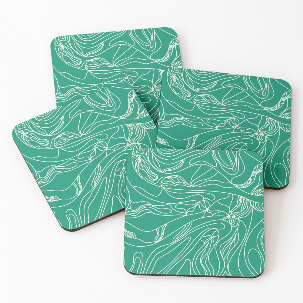 Item preview, Coasters (Set of 4) designed and sold by FunkyPattern.
