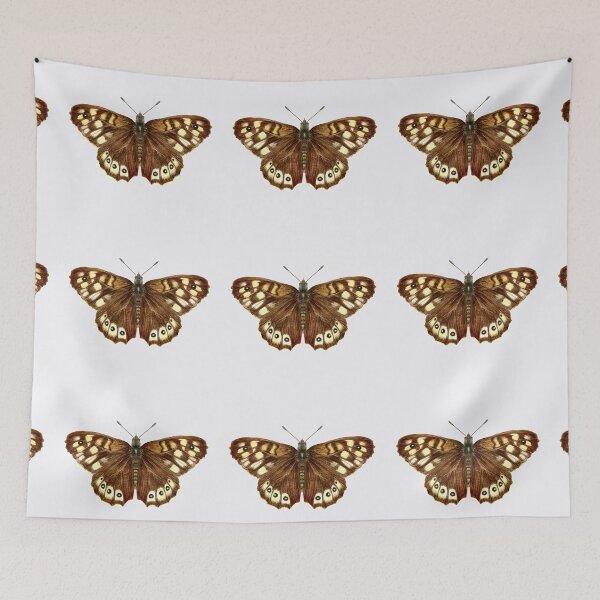 Item preview, Speckled Wood Butterfly Watercolor Painting Wildlife Artwork designed and sold by Alison Langridge.
