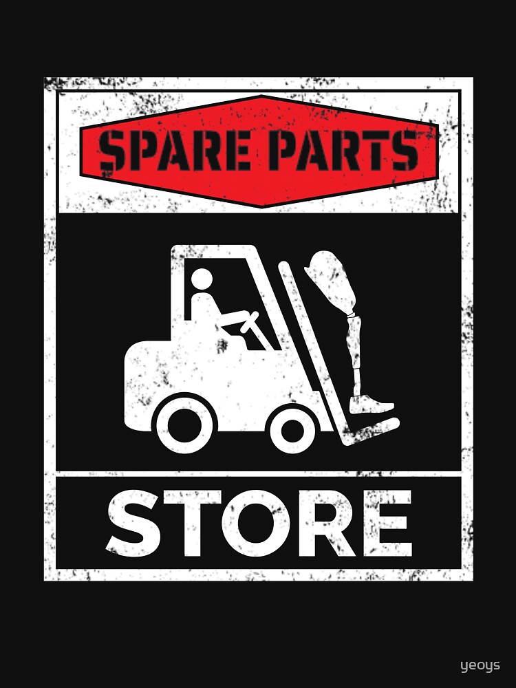 Spare Parts Store - Funny Leg Amputee by yeoys