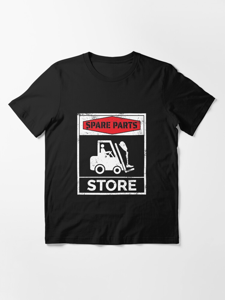 Alternate view of Spare Parts Store - Funny Leg Amputee Essential T-Shirt