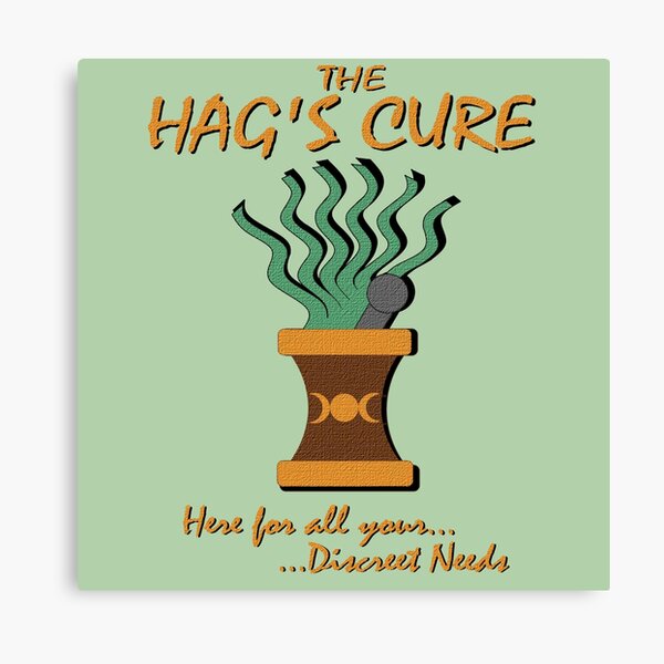 The Hag's Cure Alchemy Shop Canvas Print
