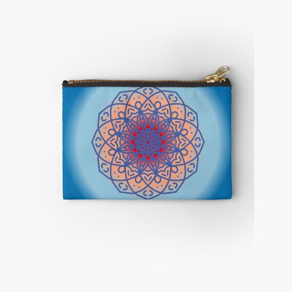 Artikelvorschau, Blaues Mandala entworfen und verkauft von FunkyPattern.