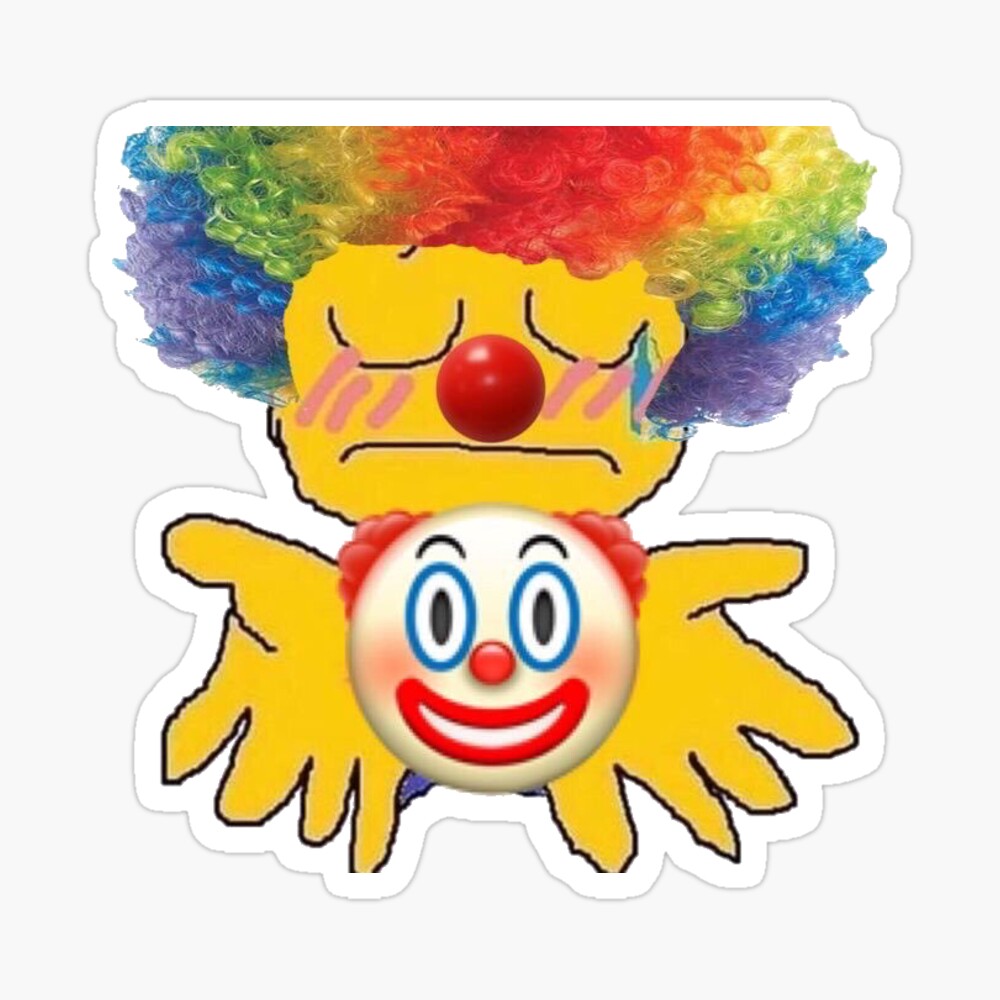 Sad cursed emoji Sticker for Sale by pandazo