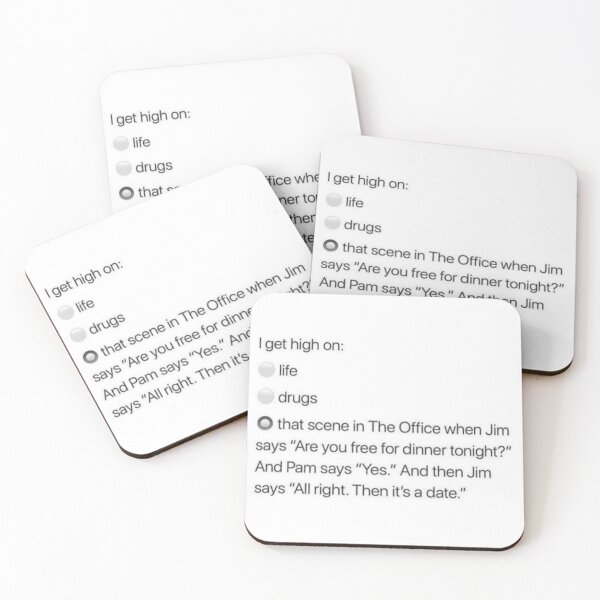Item preview, High on Jim and Pam (meme) designed and sold by Lezzo1.