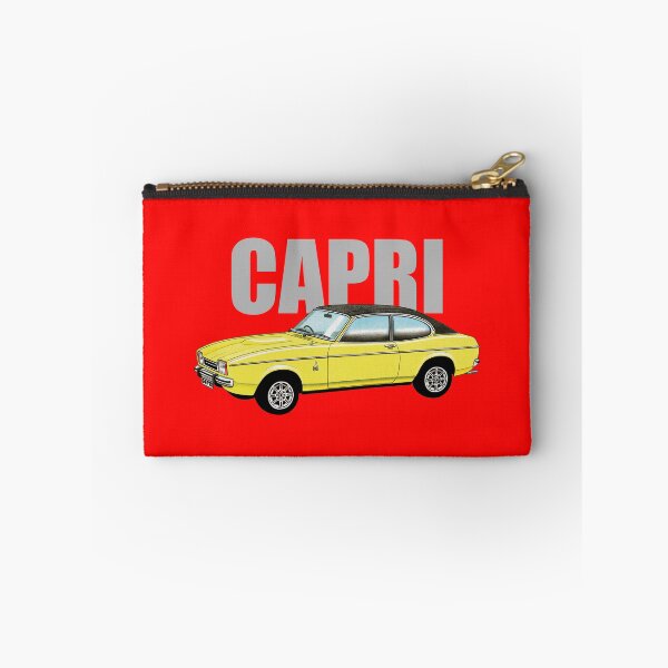 Item preview, Ford Capri II illustration with text designed and sold by Retroblast.