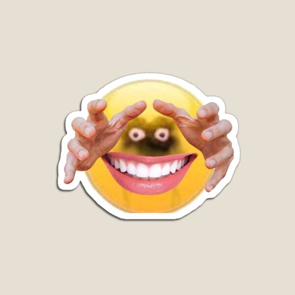 cursed emoji Sticker for Sale by x-murphyarts-x
