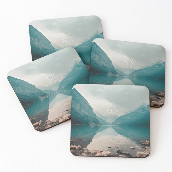 Item preview, Mountain Scenery with White Sun Design designed and sold by Claireandrewss.