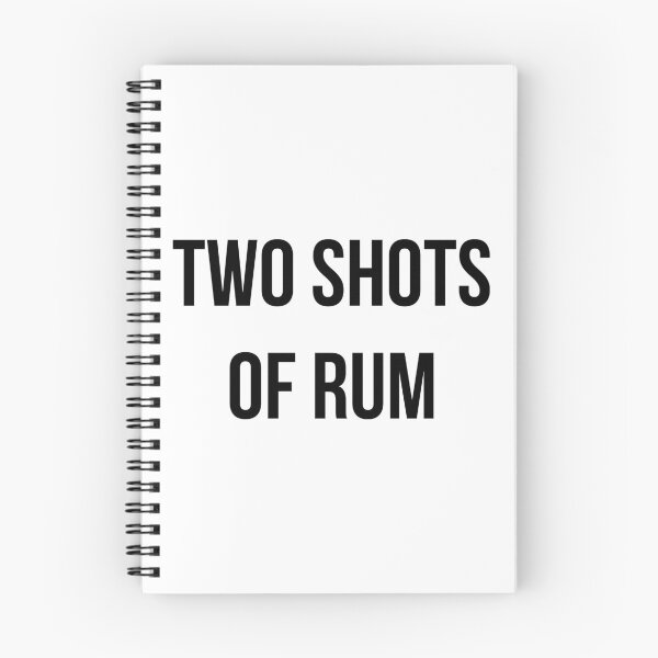 Item preview, Two shots of rum! designed and sold by FandomTrading.