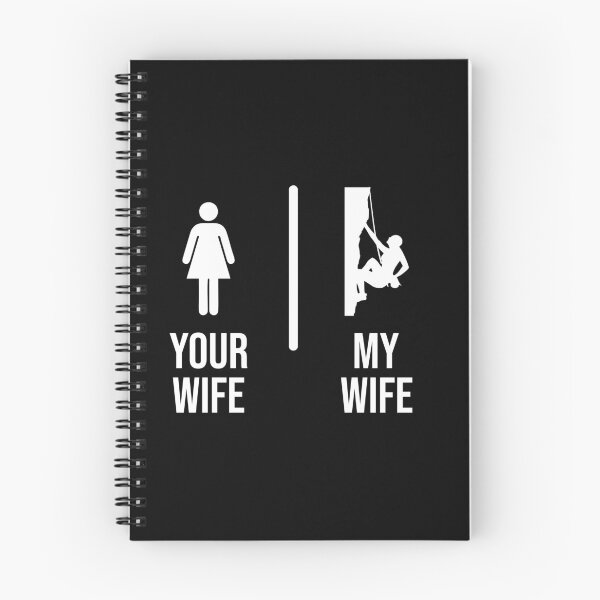 Item preview, Climbing Loving Wife: Perfect Valentines Day Gift for Husband designed and sold by AllGiftsYouNeed.