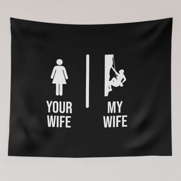 Item preview, Climbing Loving Wife: Perfect Valentines Day Gift for Husband designed and sold by AllGiftsYouNeed.