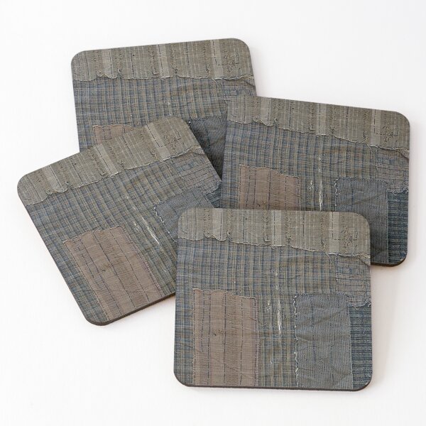 Item preview, Vintage Boro Mended Fabric Artwork designed and sold by FuzzyHoney.