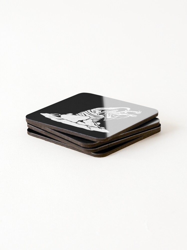 Thumbnail 4 of 5, Coasters (Set of 4), Simple Graboid designed and sold by CCCDesign.