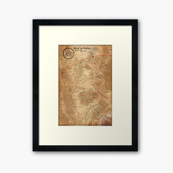 Item preview, The Dark Tower - Mid-World Map designed and sold by OctoberFifteen.