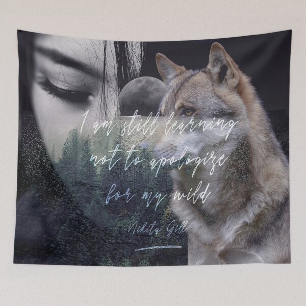 Item preview, More Wolf Than Woman designed and sold by ktavenor.