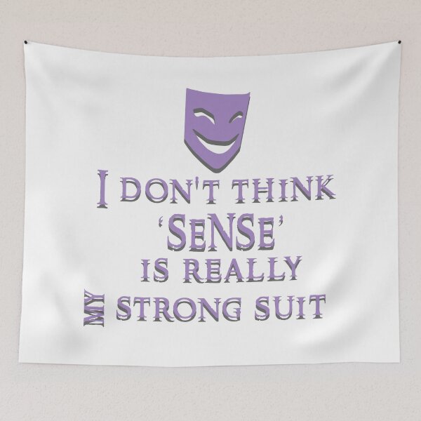Item preview, My Strong Suit - Purple Hawke Quote designed and sold by Deity Of Duality.
