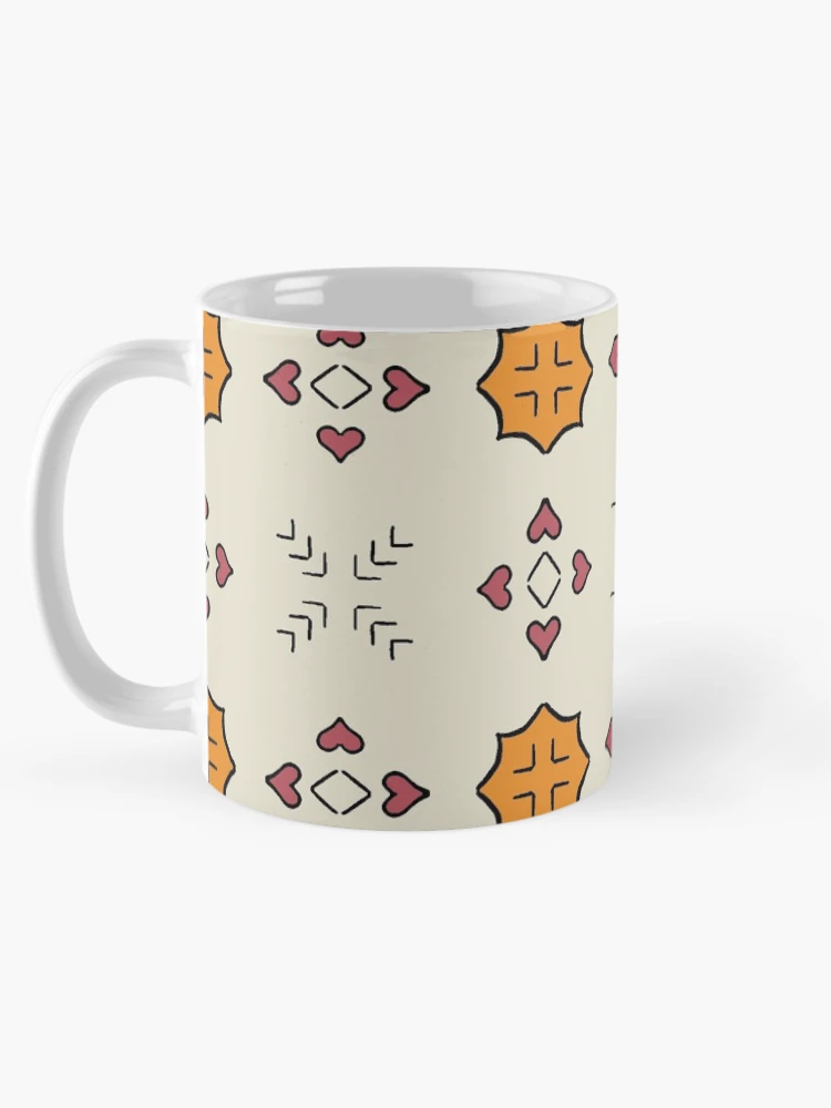 Thumbnail 5 of 6, Coffee Mug, Geometric Tile pattern designed and sold by FunkyPattern.