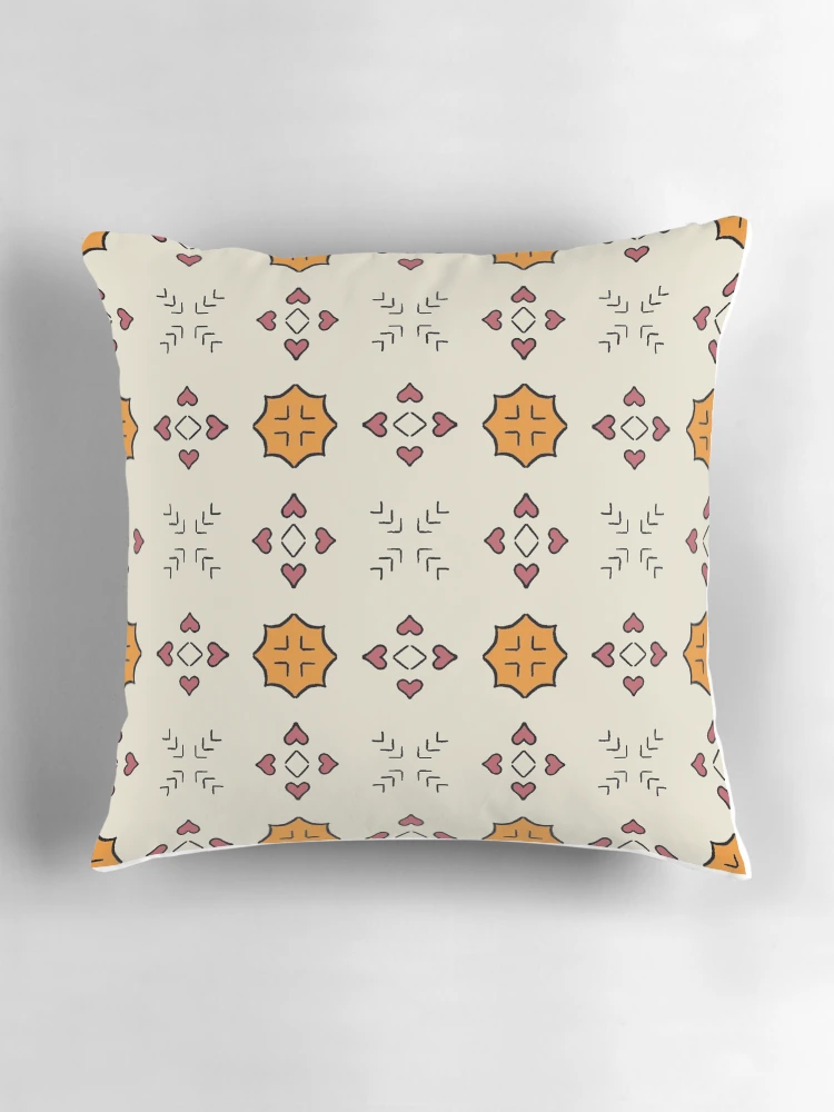 Thumbnail 3 of 4, Pillow, Geometric Tile pattern designed and sold by FunkyPattern.