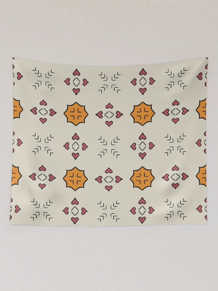 Thumbnail 2 of 3, Tapestry, Geometric Tile pattern designed and sold by FunkyPattern.