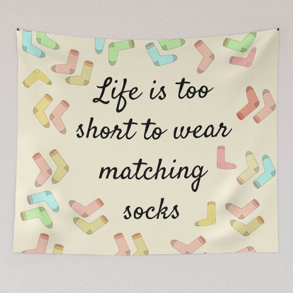 Item preview, Paired socks?  designed and sold by FunkyPattern.