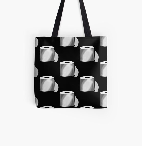 Toilet Roll All Over Print Tote Bag