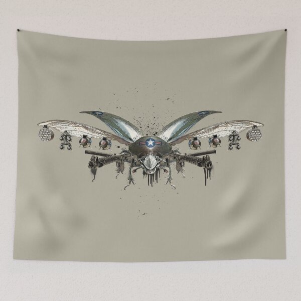 Item preview, Bomber Wings Taupe (PCD1879) designed and sold by Jackie Werner.