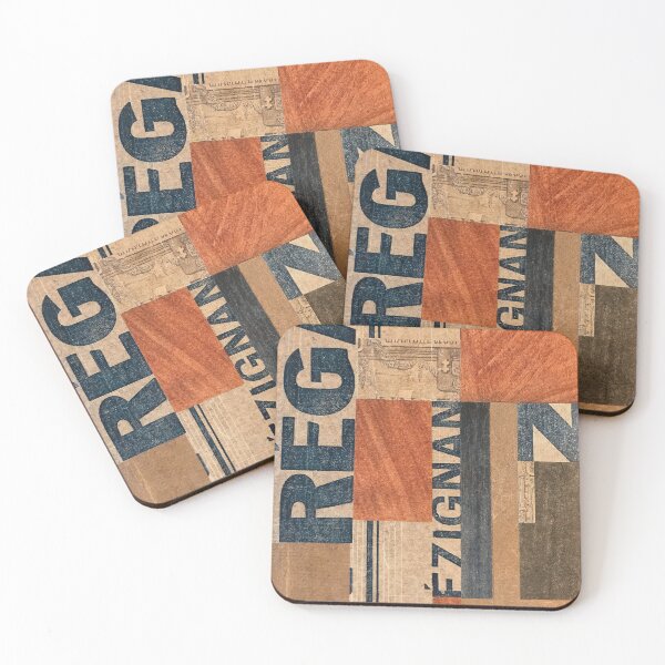Item preview, Geometric Typographic Collage - Original Artwork designed and sold by FuzzyHoney.