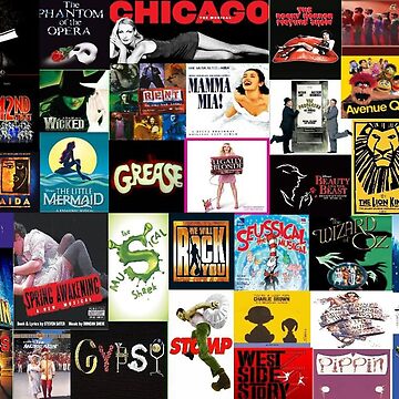 Artwork thumbnail, Broadway Musical Collage 2 by ryaneliz91