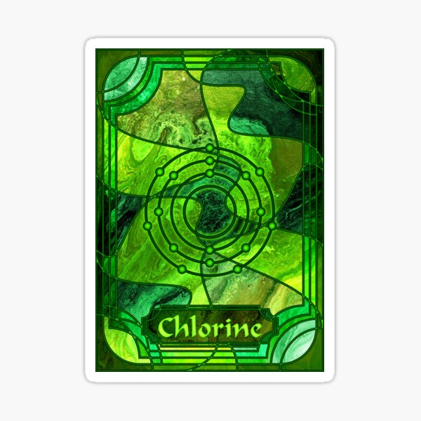 Element 17: Chlorine Sticker