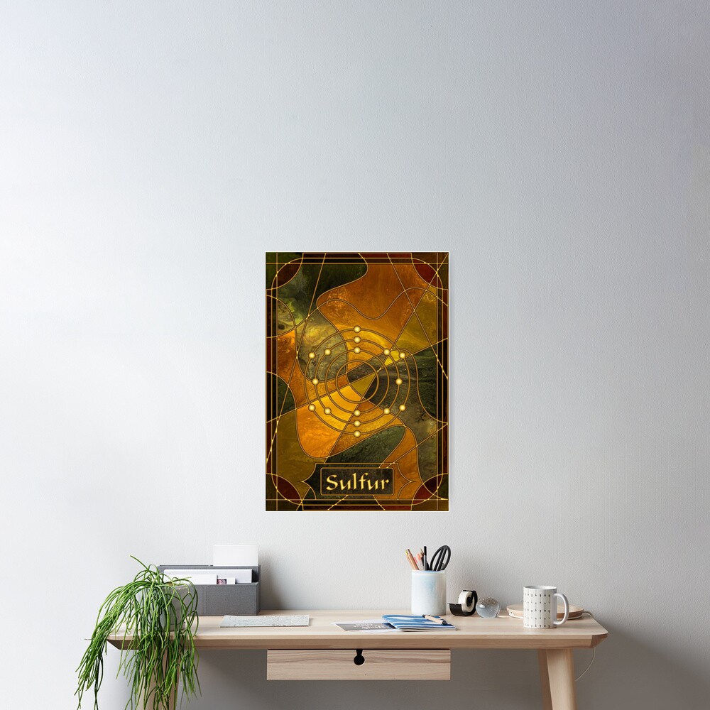 Element 16: Sulfur Poster