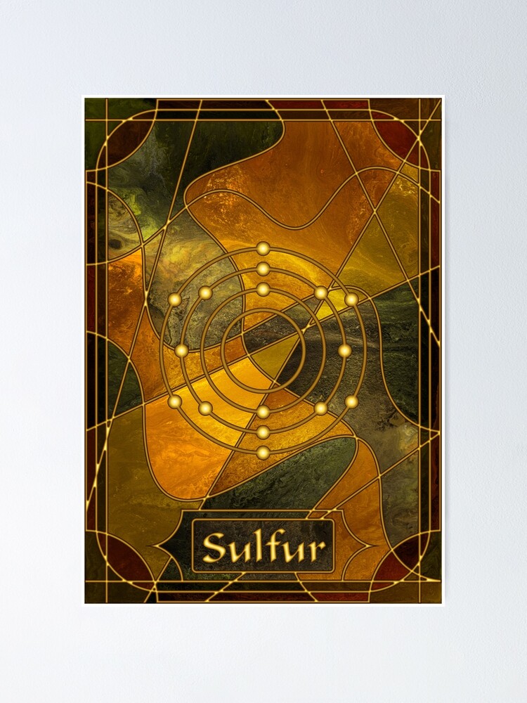 Alternate view of Element 16: Sulfur Poster
