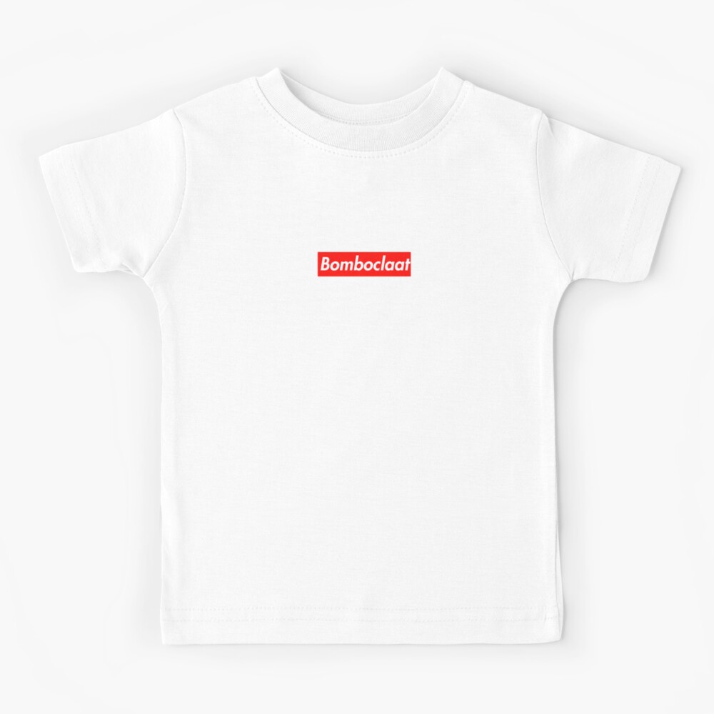 Bomboclaat Logo Kids T Shirt By Coyotees Redbubble - pink simple supreme shirt cheap buynow roblox