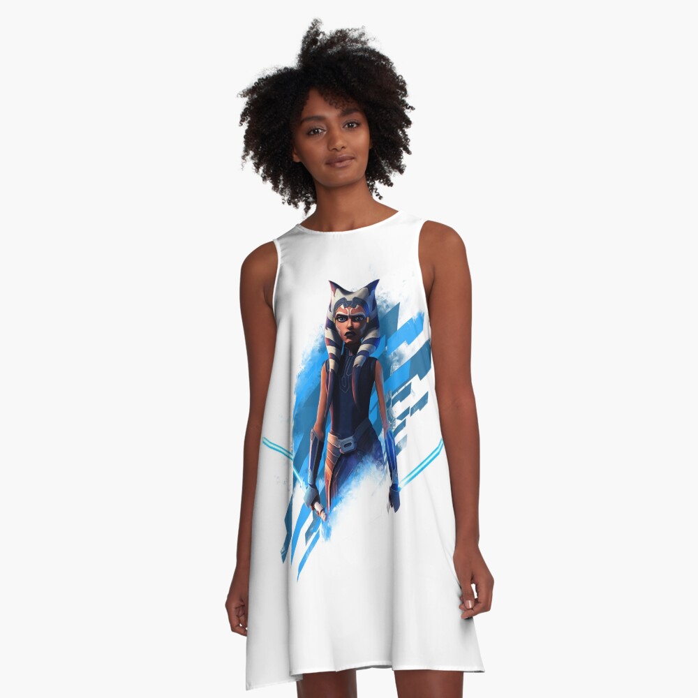 Vista previa del artículo con la obra «Vestido acampanado», diseñado y vendido por PeterSilver.